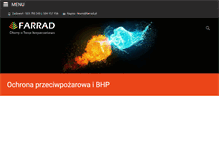 Tablet Screenshot of farrad.pl